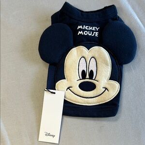 Disney Navy Blue Mickey Mouse Pet Apparel, size small